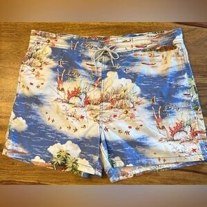 Ralph Lauren Polo Men's Riviera Swim Trunks Size XL in excellent condition!